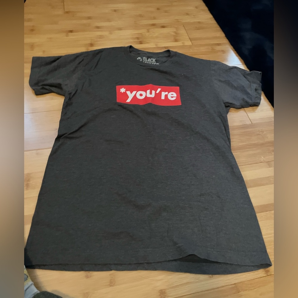 Black Matter Grammar You’re** Tee Size Medium